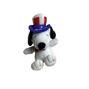 Peanuts Snoopy MetLife Uncle Sam Plush – 6" – 4th of July Edition